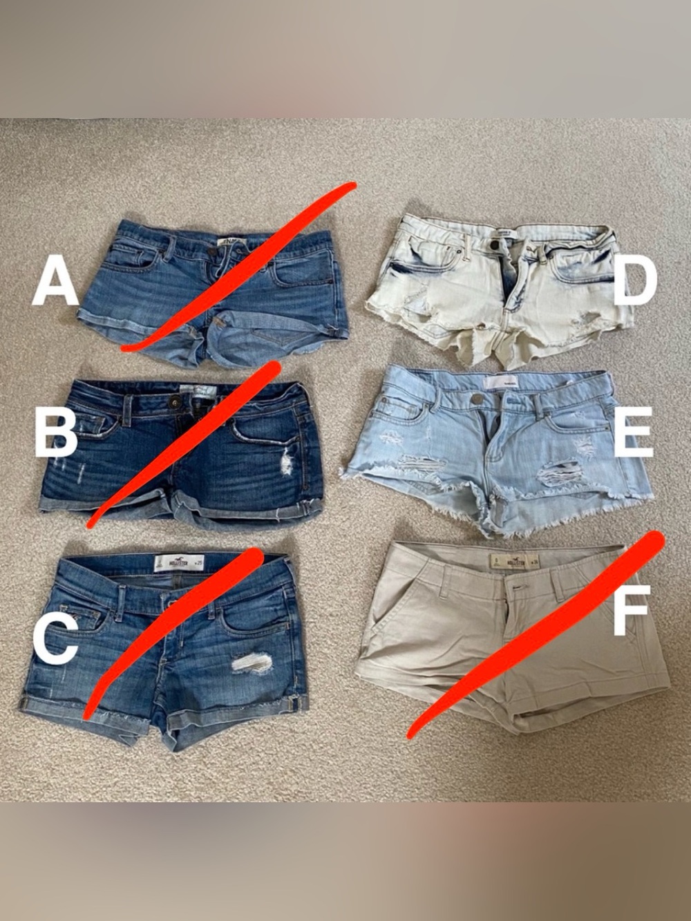 Denim Jean Shorts